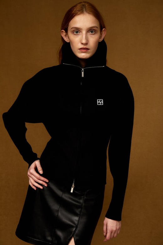 拉链高领毛衣 商品图2