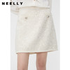 NEELLY纳俪商场同款春季超好看高腰亮片半身裙女百搭小香风A字裙N24012E01044 商品缩略图2