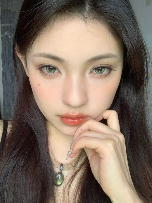 woolilens 半年抛 彩虹中毒绿 直径14.2mm着色13.5mm 商品图0