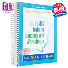 【中商原版】DBT 技能培训讲义和工作表 第二版 DBT Skills Training Handouts and Worksheets 英文原版 Marsha Linehan