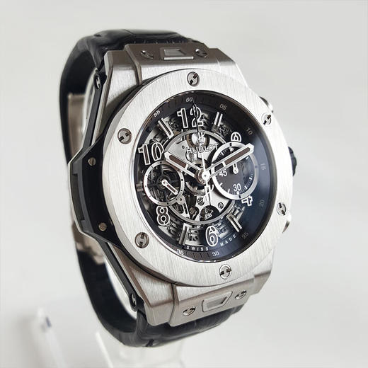 【95新正品】HUBLOT宇舶BIG BANG系列缎面抛光钛金属45MM日期显示计时自动机械机芯男表411.NX.3170.LR  260721TJ27 商品图3