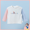 【商场同款】迪士尼童装女童纯棉长袖T恤撞色袖春秋外穿打底可爱白雪公主印花221DS0488 商品缩略图0