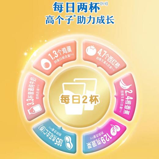 伊利高个子学生营养奶粉 400g/包 商品图3