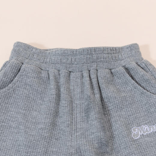 【商场同款】秋冬新款女童华夫格针织长裤中大童束脚裤百搭学生卫裤223DK0375 商品图4