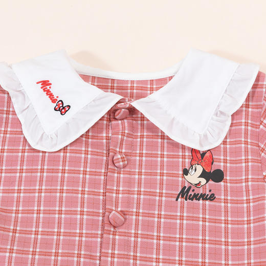 【商场同款】春秋甜美学院风女童格子长袖连衣裙中大童时尚百搭连身裙213DQ0078 商品图3