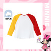 【商场同款】春秋新款女童时尚长袖T恤纯棉插肩袖撞色百搭打底衫213DS0160 商品缩略图7