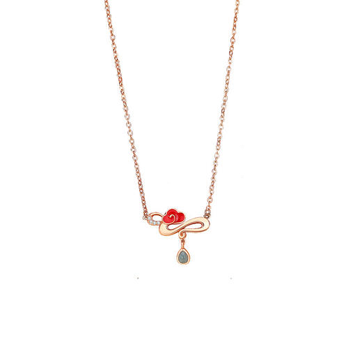 【腾云驾雾】S925银国潮祥云项链【JHY-N001501M】 商品图4