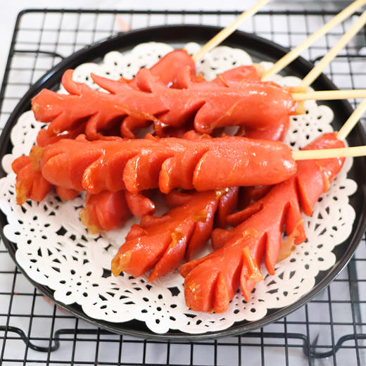 【满口留香！30根装开花肉肠】食材新鲜 分量足 聚会烧烤油炸食品  淀粉肠冷冻半成品食品 L 商品图0