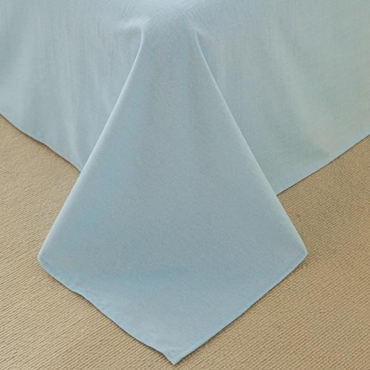 全棉四件套【 加厚ins风，纯色磨毛棉被套】新年床单床笠纯棉三件套 商品图2