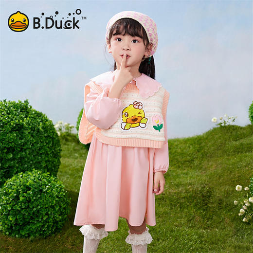 B.DUCK小黄鸭童装春秋休闲连衣裙90-130 FF1580005 商品图0