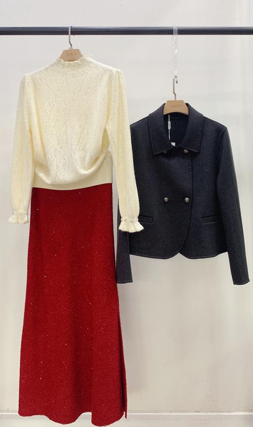 亮丝鱼尾裙 商品图0