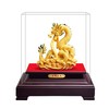 绒沙金祥龙献瑞生肖龙金龙摆件4S店保险公司开门红年会礼品批发 商品缩略图2
