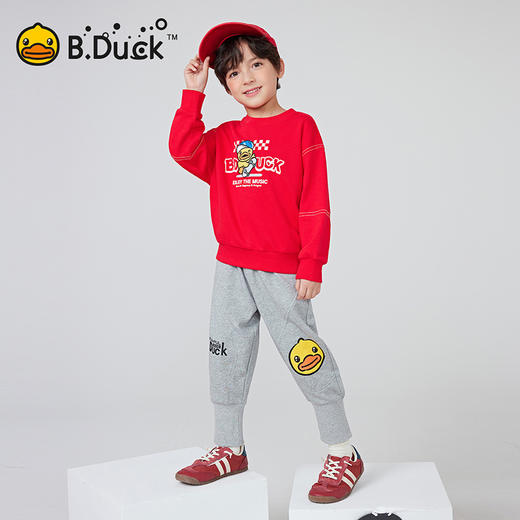 B.DUCK小黄鸭童装春秋针织长裤105-150 BF1563075 商品图4