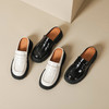 2023春夏爆款厚底半拖复古英伦风小皮鞋女休闲外穿一脚蹬凉拖鞋 商品缩略图0