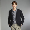 柒牌男西装秋冬新款商务休闲石墨烯弹力针织单西修身西服外套	125C70040 商品缩略图1