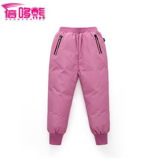 【精选上等白鸭绒】新款中小童休闲裤 男女童休闲裤子 时尚加厚保暖儿童羽绒裤 商品图6