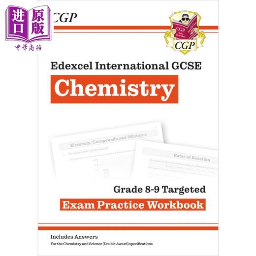 【中商原版】New Edexcel International GCSE Chemistry Grade 8-9 Exam Practice Workbook (with Answers) 商品图0