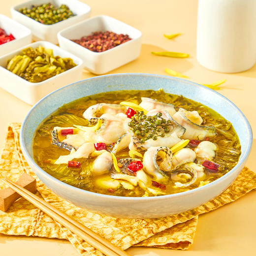 思念思小灶酸菜鱼400g*4 商品图1