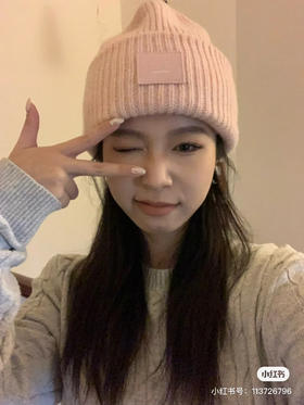 Acne原单帽子 粗针羊毛毛线帽子 男女通用