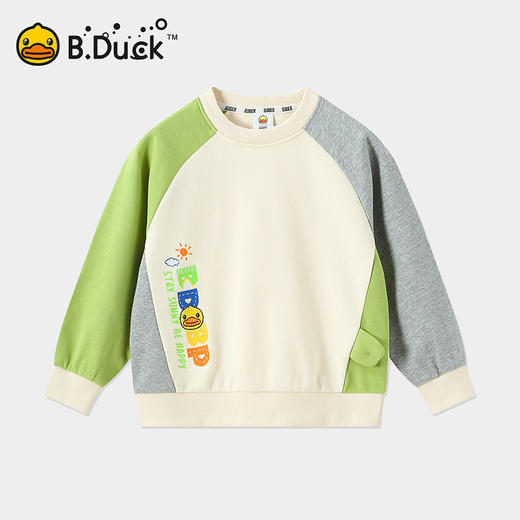 B.DUCK小黄鸭童装春秋圆领卫衣105-150 BF1508088 商品图4