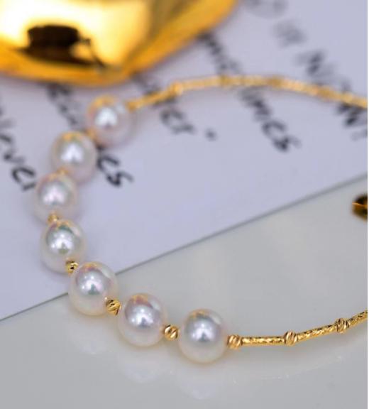 Colorvane 【微笑】设计师款轻奢小众 七颗珍珠项链【配备证书】 商品图0