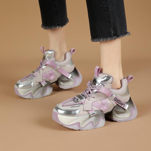 品质好货 | Safiya/索菲娅2023秋冬网红潮流百搭厚底老爹鞋 SF33112745 商品图2