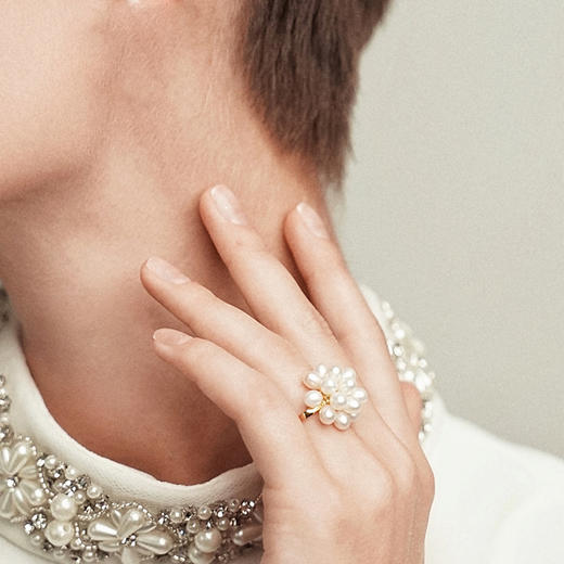 Luxuriant Flowers繁花系列 | 心花简约戒指 商品图1