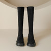 厚底长靴女2023秋冬高筒靴7cm高跟防水台增高弹力及膝松糕底靴子 商品缩略图5