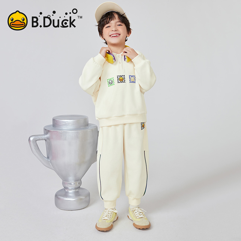 B.DUCK小黄鸭童装春秋长袖套装105-150 BF1581073