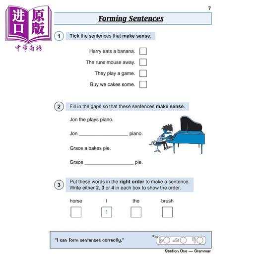 【中商原版】英国CGP KS1 English Targeted Study & Question Book - Year 1 商品图4