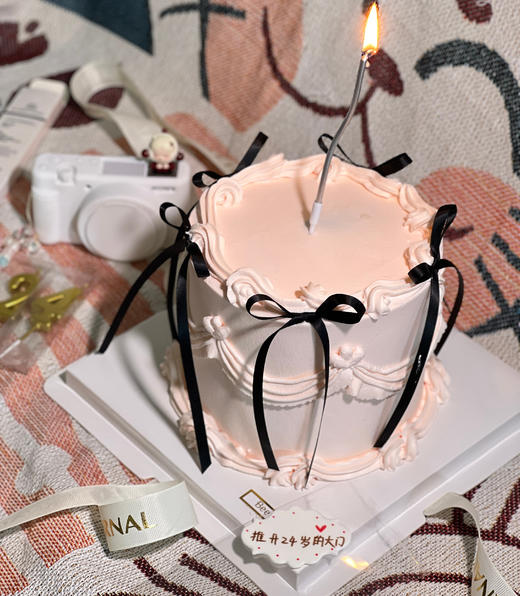 黑丝带蛋糕（加高） 商品图0