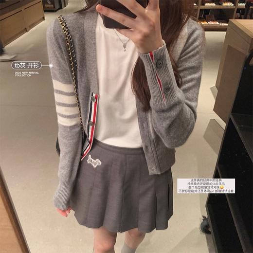 XS码 限时价 金蘑菇菇【私立校花tb套】盐甜系经典学院风修身针织开衫 商品图0