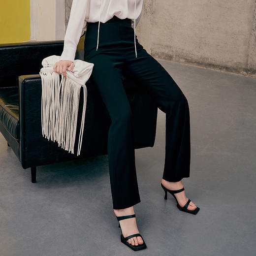 EITIE爱特爱春季新款微喇休闲裤子7305006 商品图3