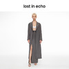 lost in echo2024春季新款设计师品牌背部镂空时髦长款西装外套 商品缩略图2