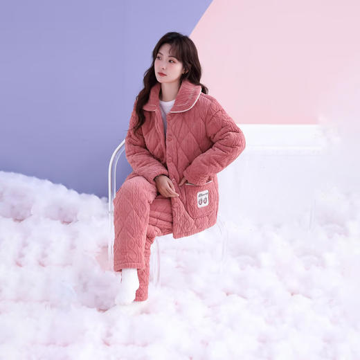 【159元1套】古兰居女士夹棉开衫套装-2234233 商品图2