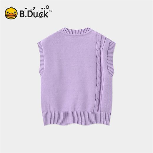 B.DUCK小黄鸭童装春秋背心针织衫毛衣105-150 FF1512080A 商品图2
