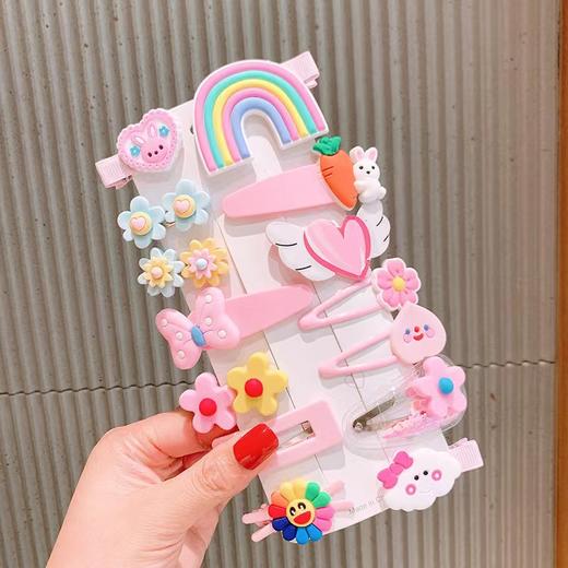 【49款组合套装】儿童网红卡通发夹韩国公主头饰女童小女孩碎发bb发卡可爱宝宝发饰 商品图14