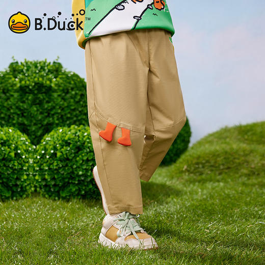 B.DUCK小黄鸭童装春秋休闲长裤90-130 BF1557021 商品图3