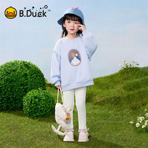 B.DUCK小黄鸭童装春秋打底长裤90-130 FF1558002 商品图3