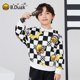 B.DUCK小黄鸭童装春秋圆领卫衣105-150 BF1508072