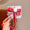 【儿童新年蝴蝶结发饰】公主小女孩发夹宝宝可爱女童过年红色发卡头饰 商品缩略图13