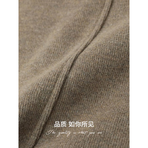 COCOBELLA细腻柔软针织糯米裤女秋宽松遮胯休闲阔腿裤PA0001 商品图4