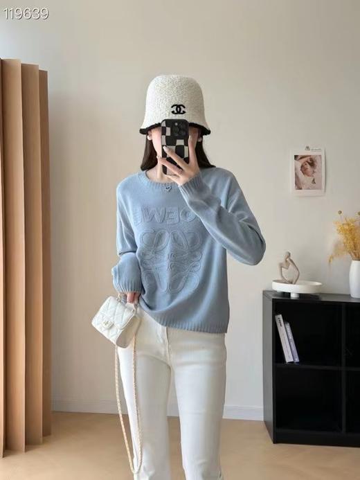 女圆领羊绒毛衣9639 商品图4