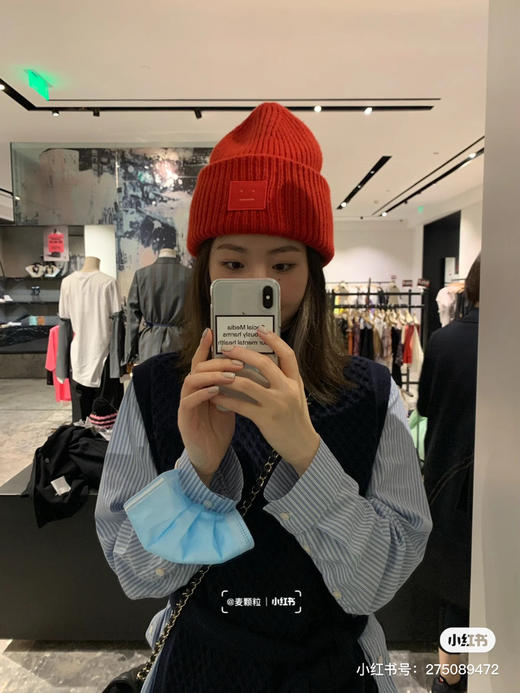 Acne原单帽子 粗针羊毛毛线帽子 男女通用 商品图0