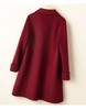 D6186        法式气质减龄休闲百搭中长款双面羊绒大衣外套 商品缩略图4