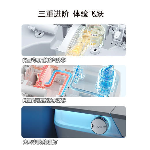 德国家用轻智能马桶虹吸式坐便器无水压限制一体式自动杀菌泡沫盾，享受科技带来的舒适，每一次使用都是一次放松 商品图5