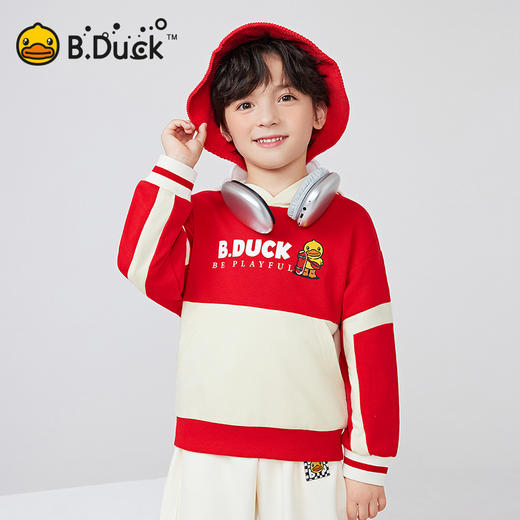 B.DUCK小黄鸭童装春秋带帽卫衣105-150 BF1508076 商品图0