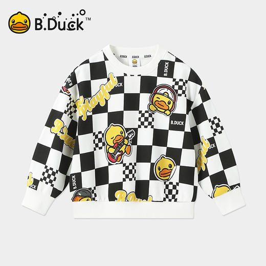 B.DUCK小黄鸭童装春秋圆领卫衣105-150 BF1508072 商品图3