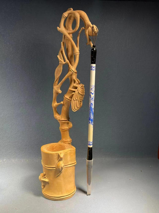 知足笔架°黄杨木 商品图0