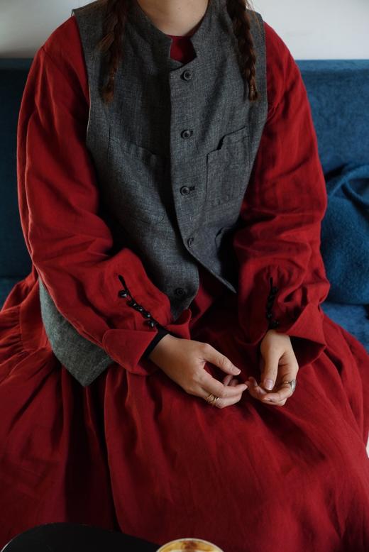 the last flower路边的月亮牛津马甲 商品图5